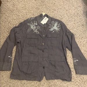 Johnny Was Linen Jacket